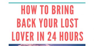 Spells To Bring Back A Lost Love