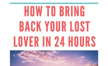 Spells To Bring Back A Lost Love